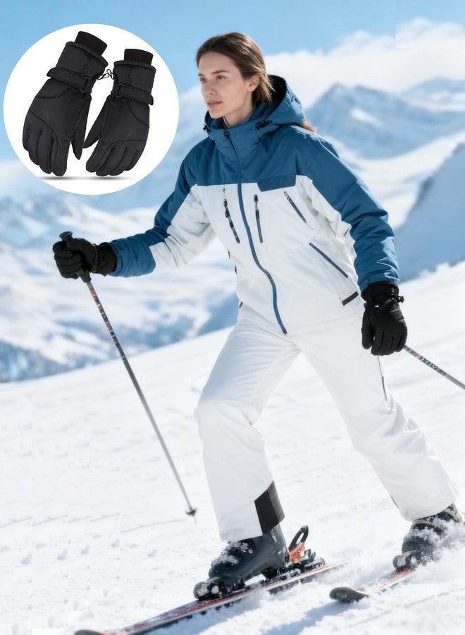 OVOY Womens-Winter-Ski-Snow-Gloves Windproof and Waterproof Thermal Touchscreen Ski Glove for Cold Weather - Image 3